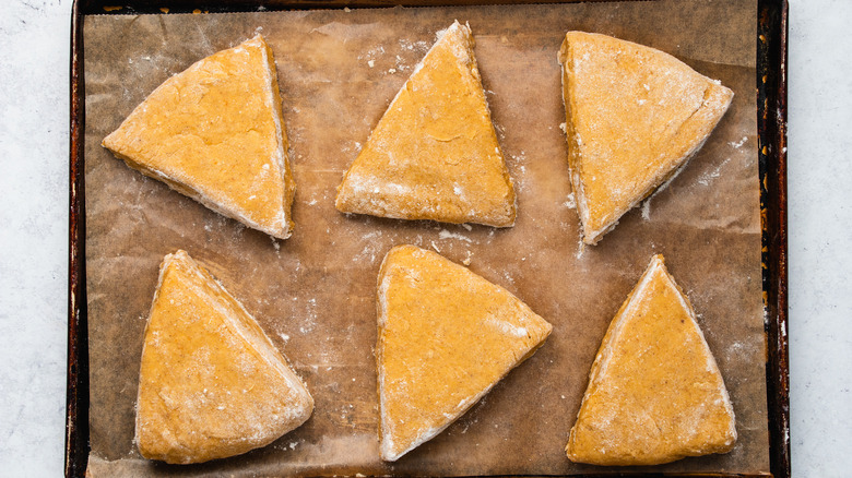 scones ready to bake