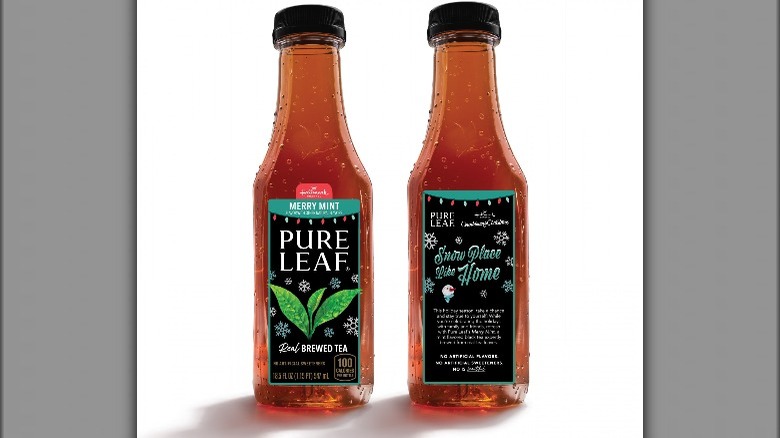 Pure Leaf holiday iced tea bottles