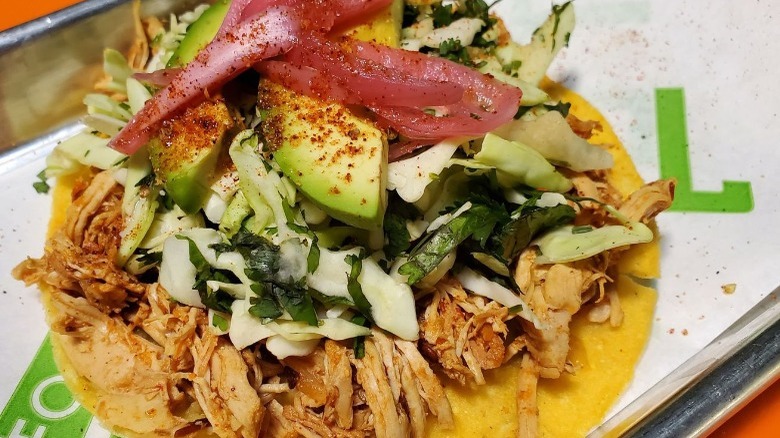 From The Lime Truck tostada 