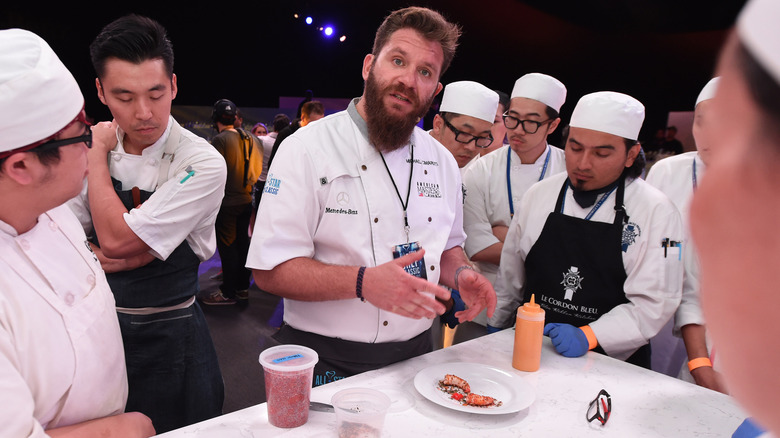 Michael Cimarusti teaching others about seafood