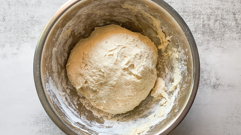 dough in a ball 