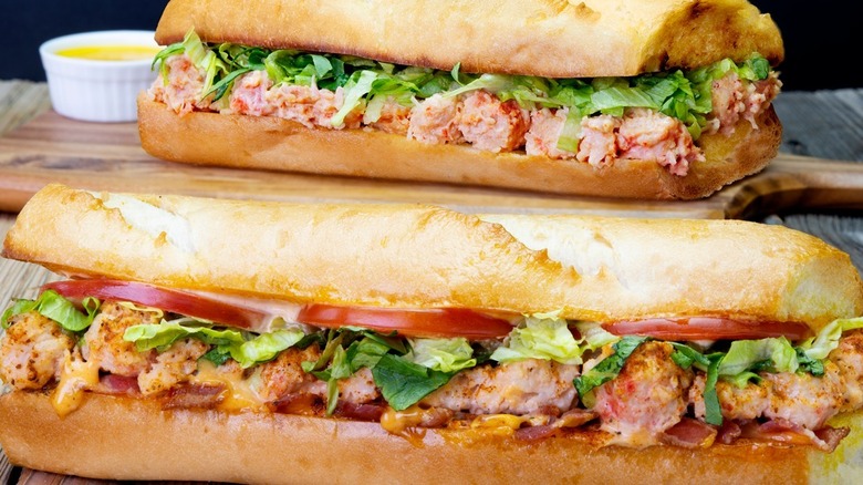 Quiznos Lobster Classic and Old Bay Lobster Club