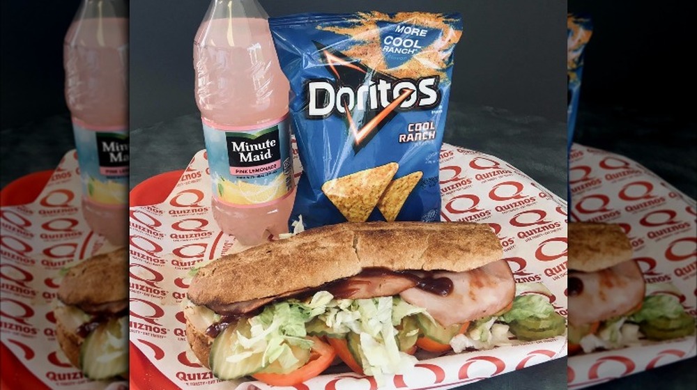 Quiznos Spicy Monterey sandwich