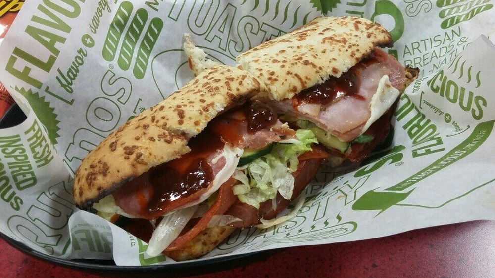 Quiznos Traditional sandwich