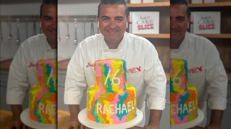 Buddy Valastro with Rachael Ray Cake