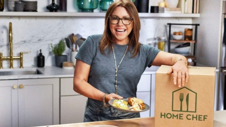 Rachael Ray with Home Chef box