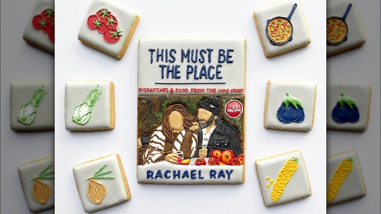 "This Must Be The Place" cookbook as a cookie