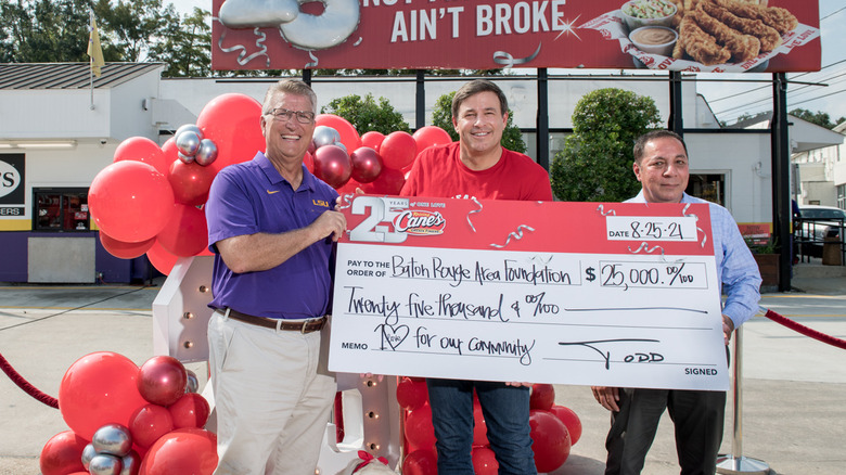 Raising Cane's charity