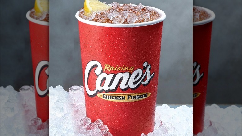 Raising Cane's iced tea