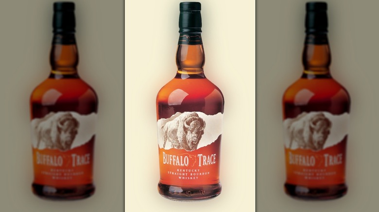 Bottles of Buffalo Trace Bourbon