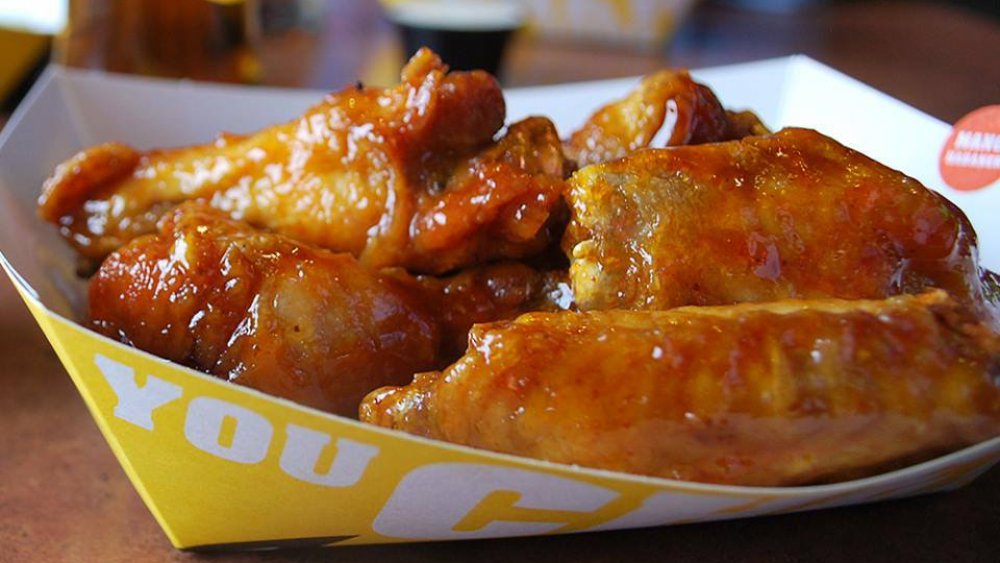 Mango Habanero Wings from Buffalo Wild Wings