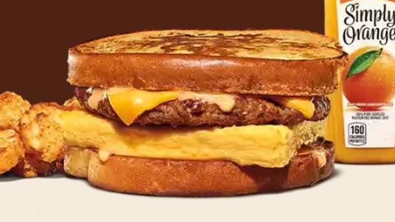 French toast breakfast sandwich