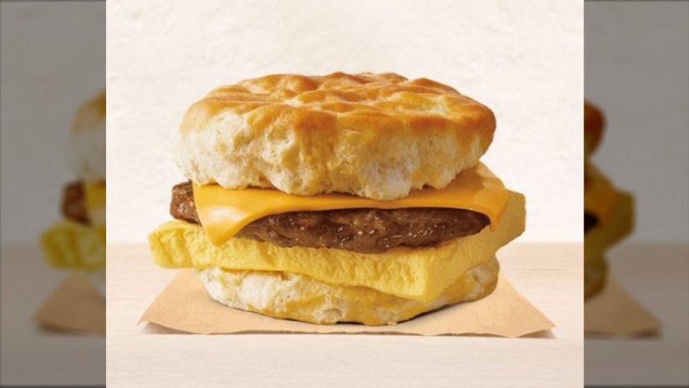  Burger King Sausage, Egg & Cheese Biscuit