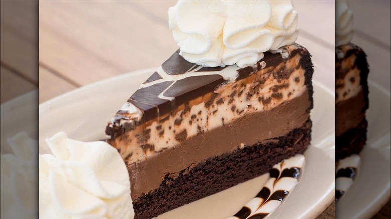 Chocolate tuxedo cheesecake