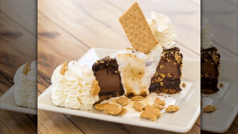 Toasted Marshmallow S'Mores Galore Cheesecake