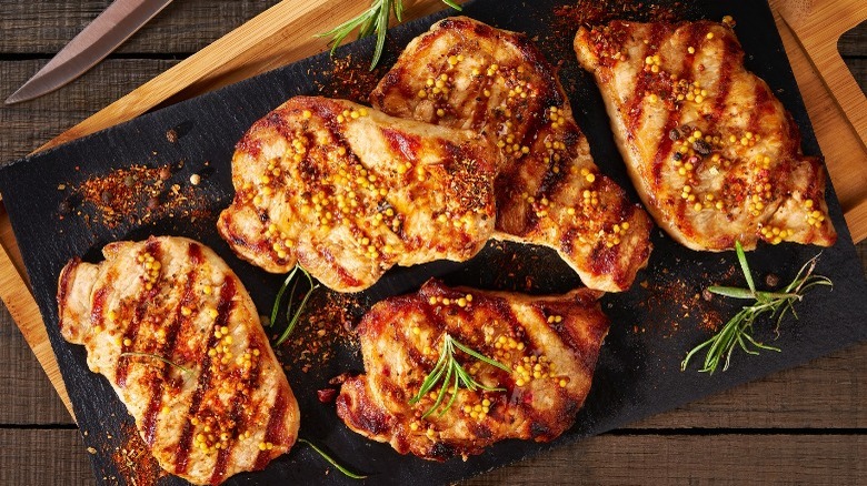 seasoned pork chops