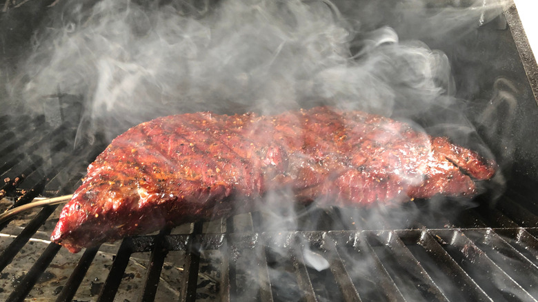 marinated smoked tri-tip