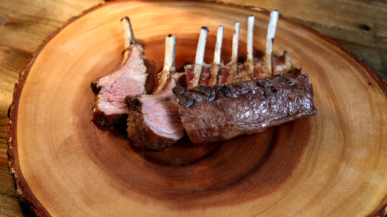 Lamb rack of ribs