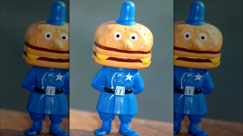 Officer Big Mac toy figurine on table