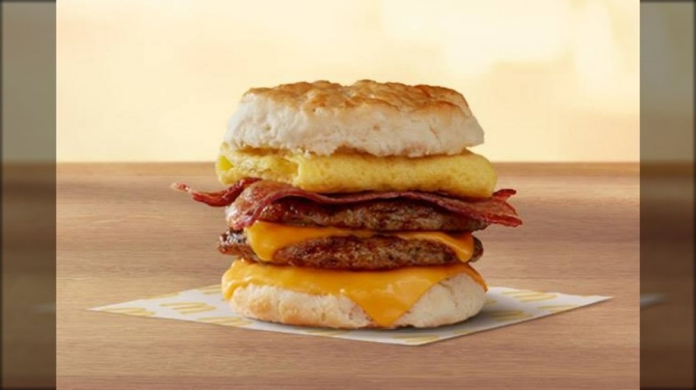 Mcdonald's triple stack biscuit