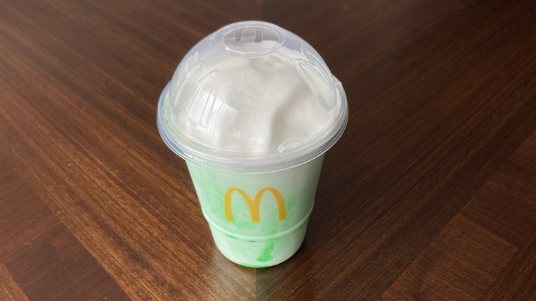 McDonalds Shamrock Shake