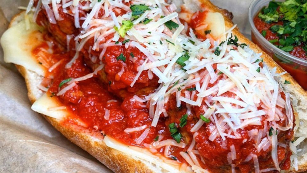 3-Cheese Meatball Parmesan Hero 