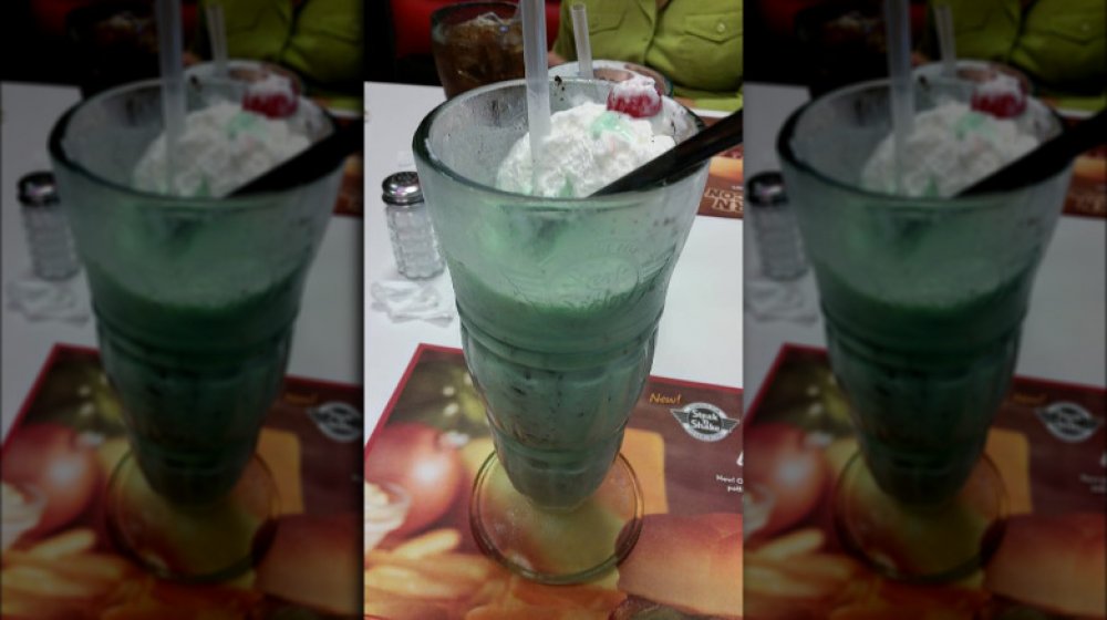 Oreo Mint Shake from Steak 'n Shake