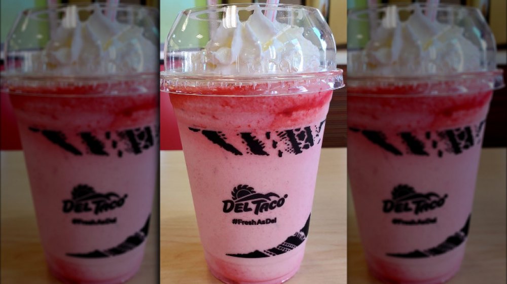 Strawberry Premium Shake from Del Taco