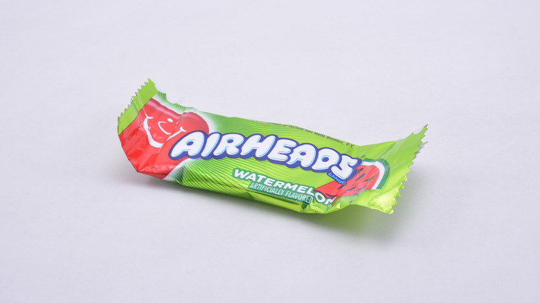 watermelon-flavored airheads candy