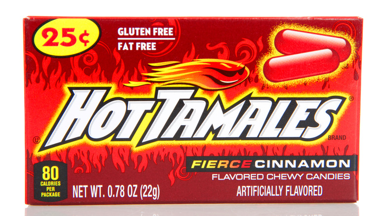 box of hot tamales candy