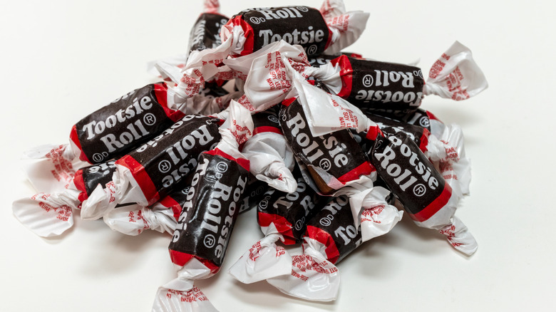 wrapped tootsie rolls