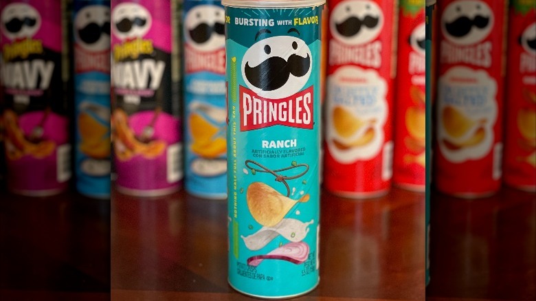 Pringles ranch flavored can