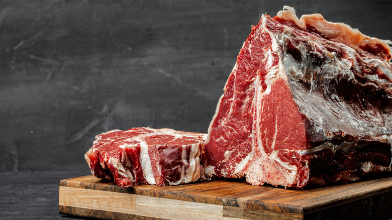 raw T-bone Steak