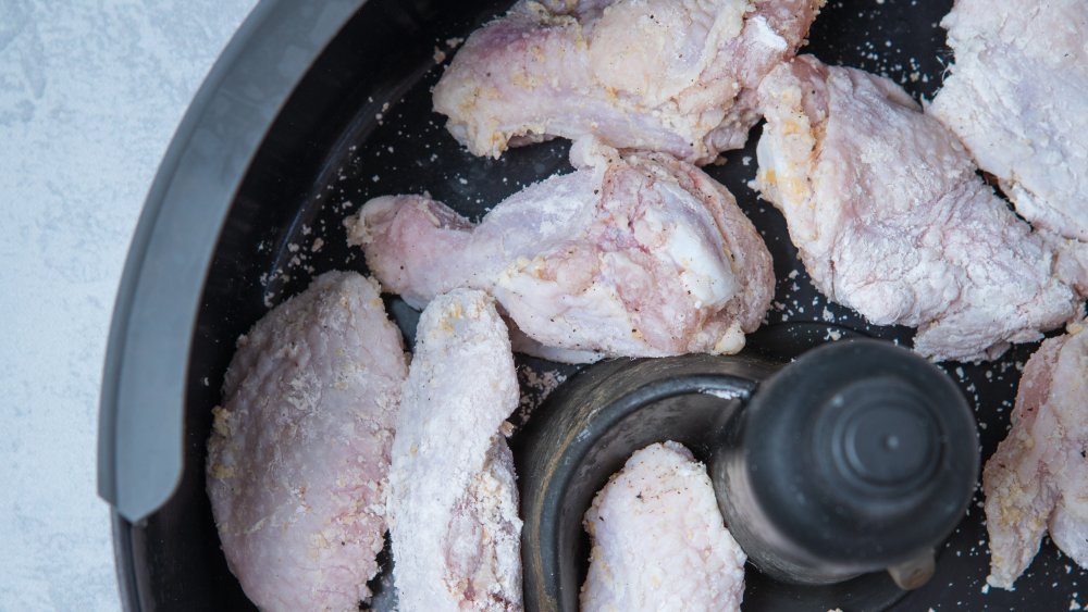 chicken wings in an air fryer