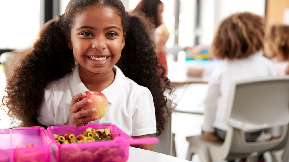 school lunches plastic lunch box