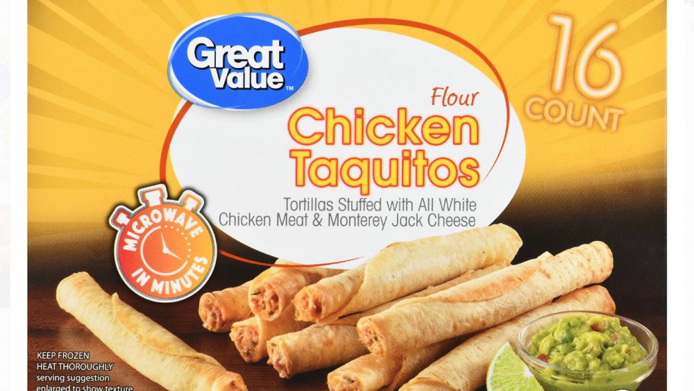 Great Value chicken taquitos