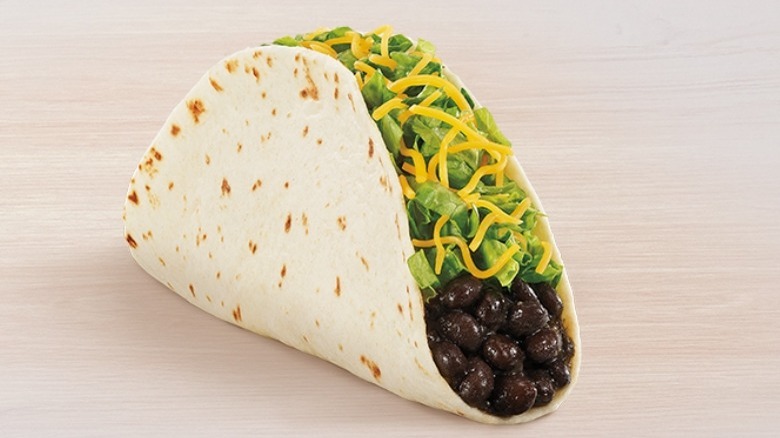 Taco Bell black bean taco