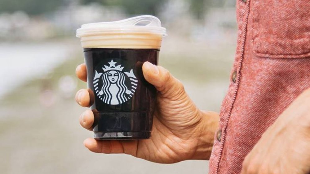 Starbucks Nitro Cold Brew with lid