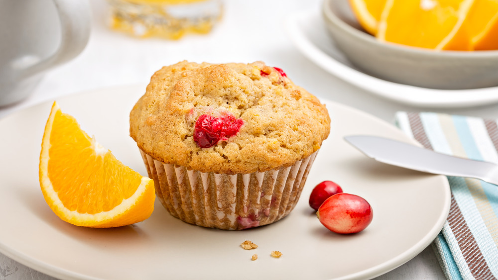 cranberry orange muffin