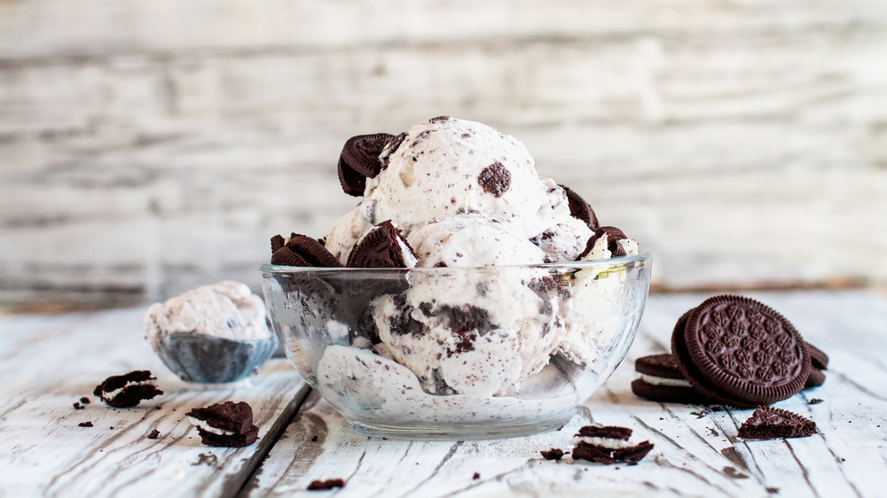 Cookies and cream ice cream