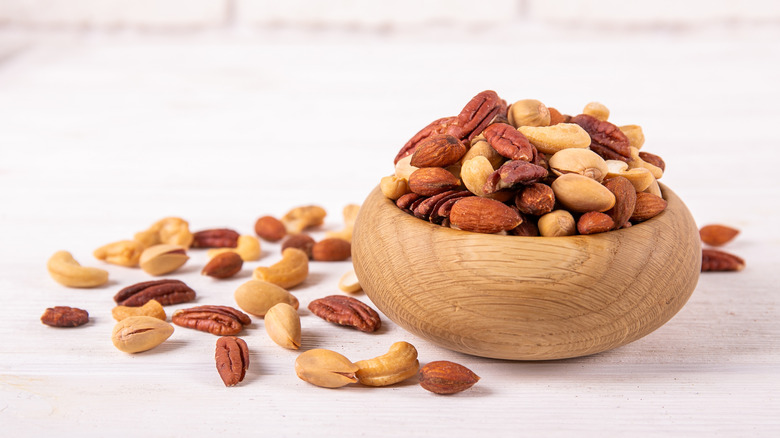 Bowl of mixed nuts