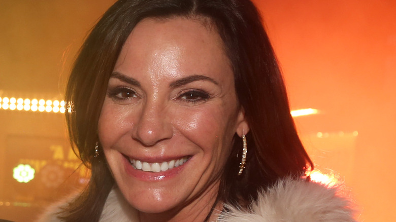 Luann de Lesseps smiling