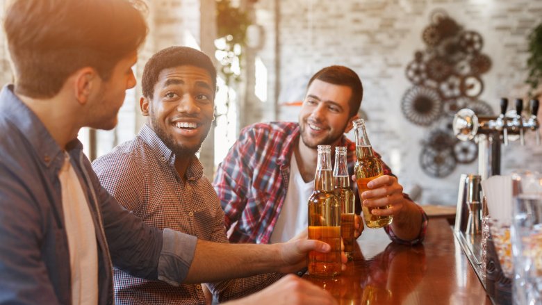 guys drinking beer