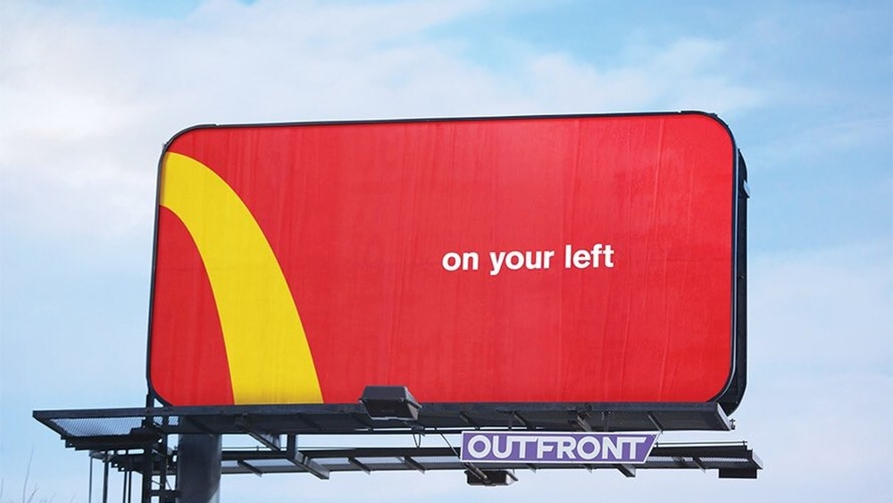 mcdonald's billboard