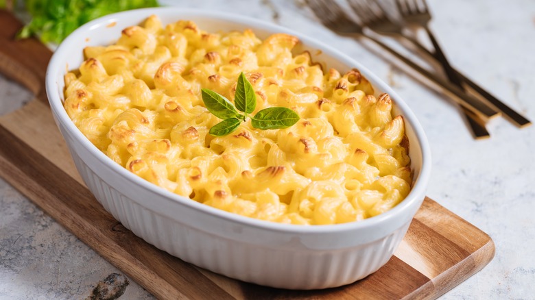 Homemade mac and cheese