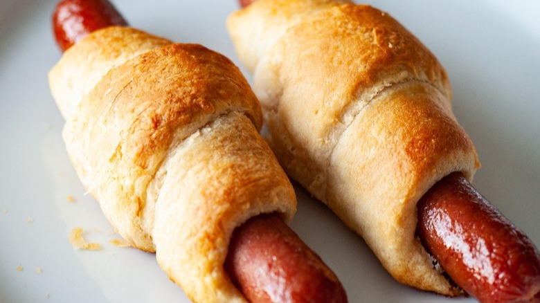 hot dogs wrapped in dough