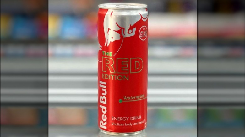 Can of Red Bull Red Edition: Watermelon