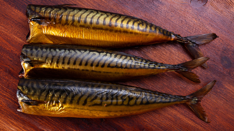 Fish with their heads removed