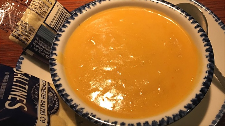 Bowl of lobster bisque