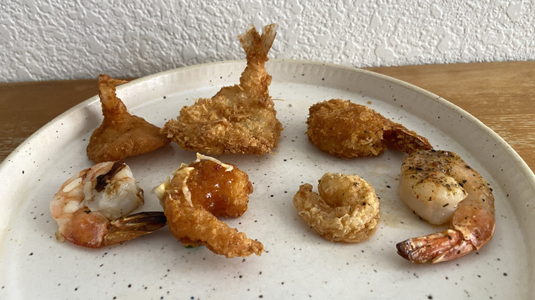 Close-up of shrimp on plate